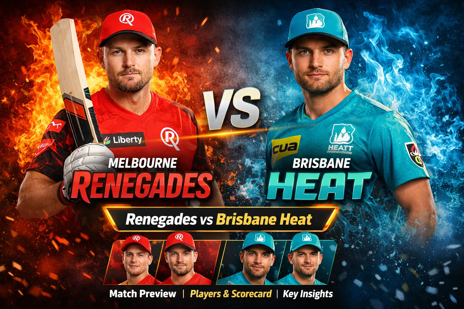 Renegades vs Brisbane Heat