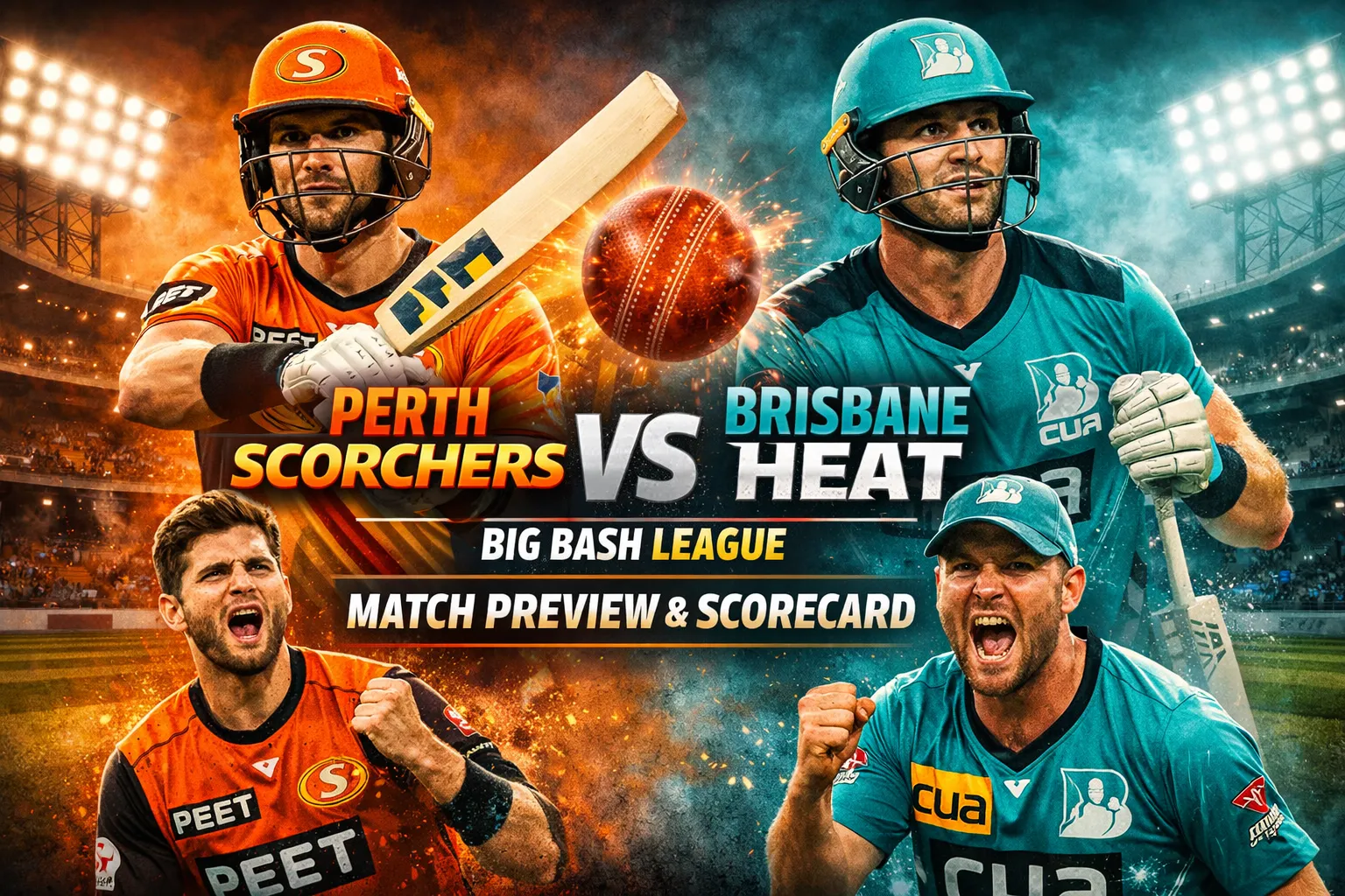 Perth Scorchers vs Brisbane Heat
