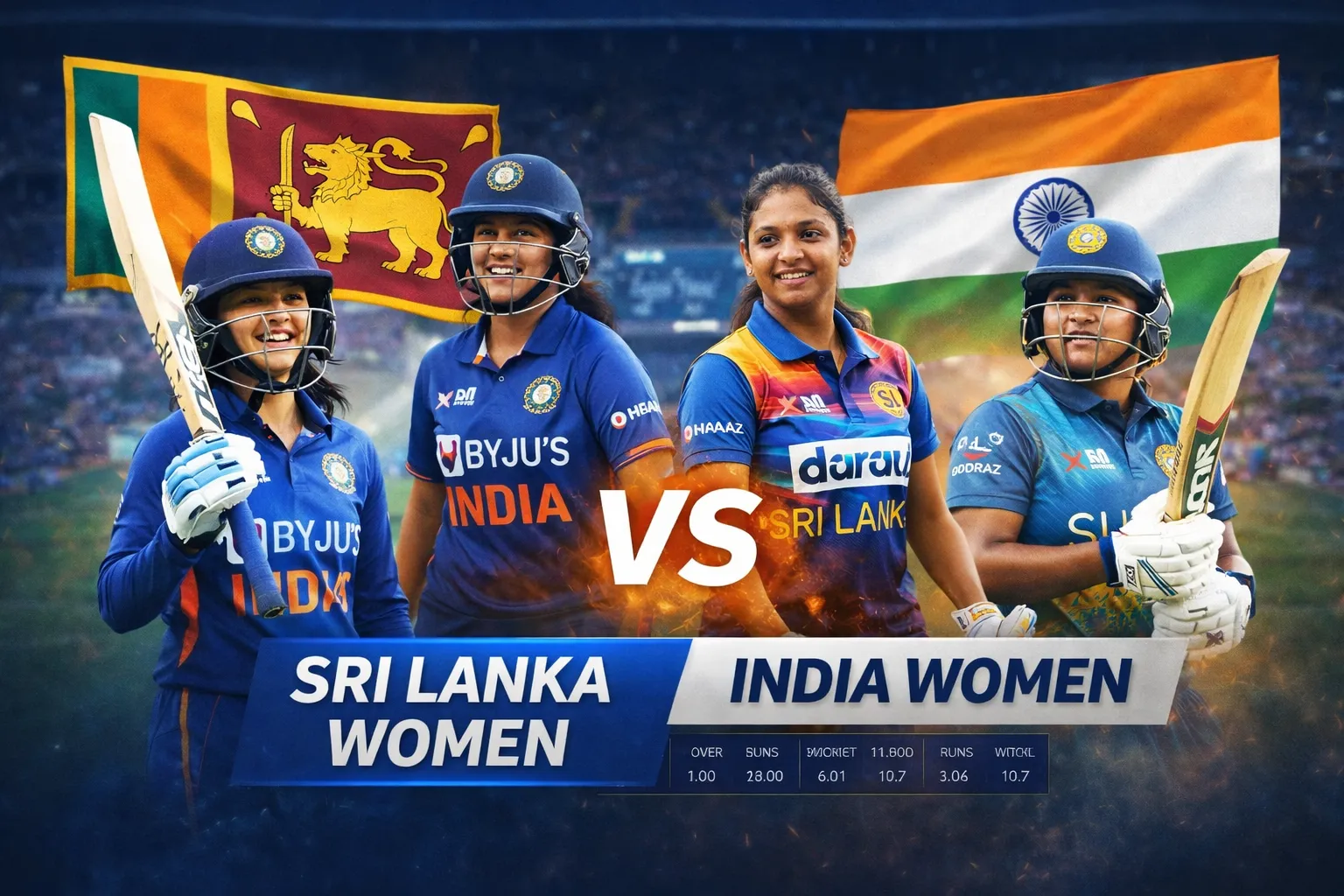 Sri Lanka Women vs India Women