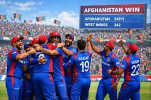 Afghanistan vs West Indies Match Result