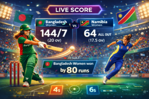Bangladesh Women vs Namibia Women Live Score Today