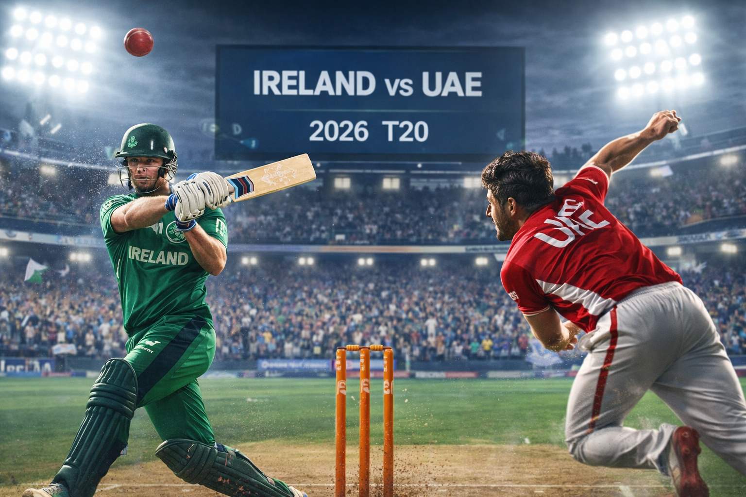 Ireland vs UAE 2026 T20 Match – Live Score, Scorecard & Key Players