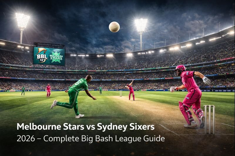Melbourne Stars vs Sydney Sixers 2026 – Complete Big Bash League Guide
