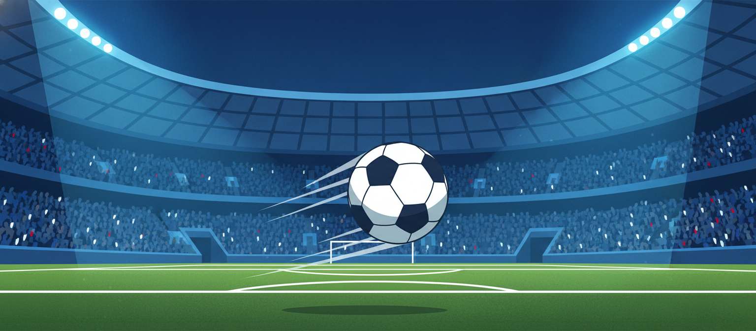 Illustration of a French football stadium representing Ligue 1 streaming